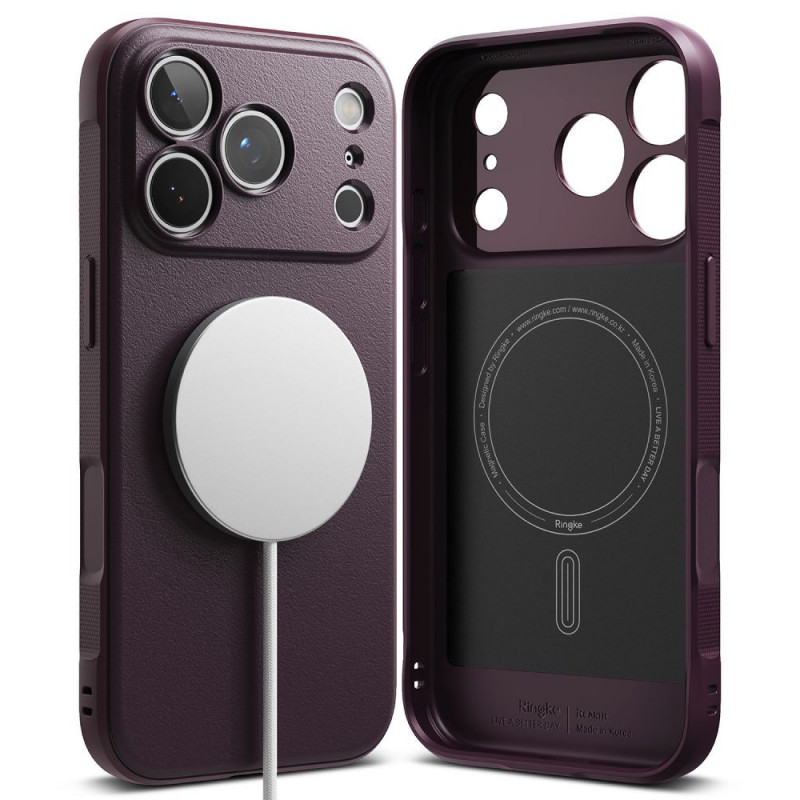Θήκη Ringke Onyx Magnetic MagSafe RGK12089 για Apple iPhone 17 Pro Max / 18 Pro Max, Burgundy