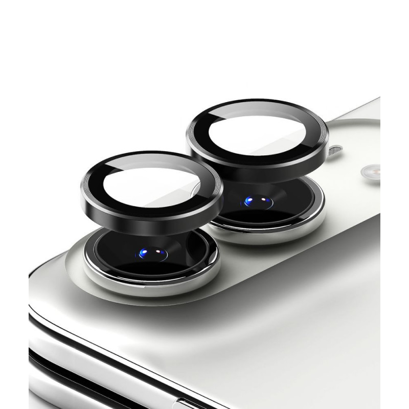 Ringke Camera Frame RGK12086 Προστατευτικό Φακού Κάμερας για Apple iPhone Duo (2 τεμ.), Μαύρο