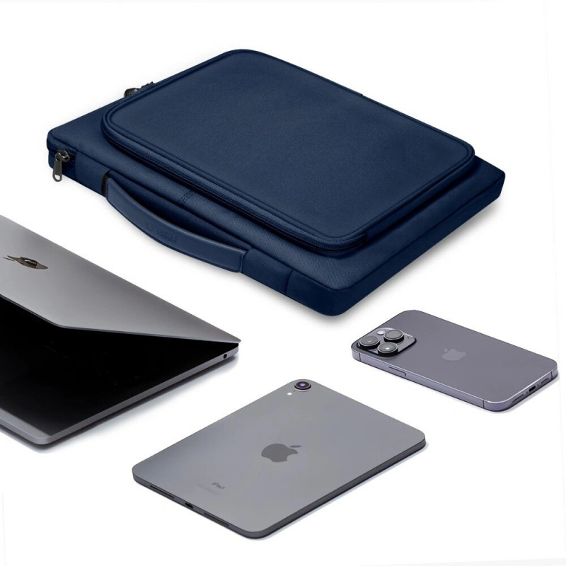 Tech-Protect Basic Bag τσάντα laptop 13-14", Navy Blue