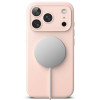 Θήκη Ringke Silicone Magnetic MagSafe για Apple iPhone 18 Pro, ροζ άμμος