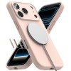 Θήκη Ringke Silicone Magnetic MagSafe για Apple iPhone 18 Pro, ροζ άμμος