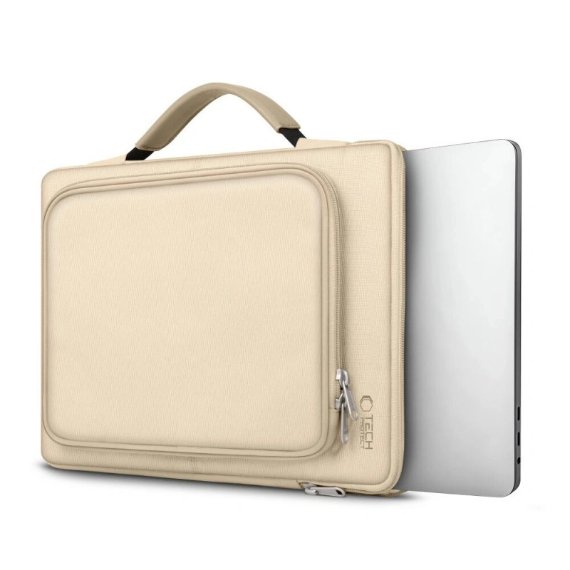 Tech-Protect Basic Bag τσάντα laptop 13-14", Desert Beige