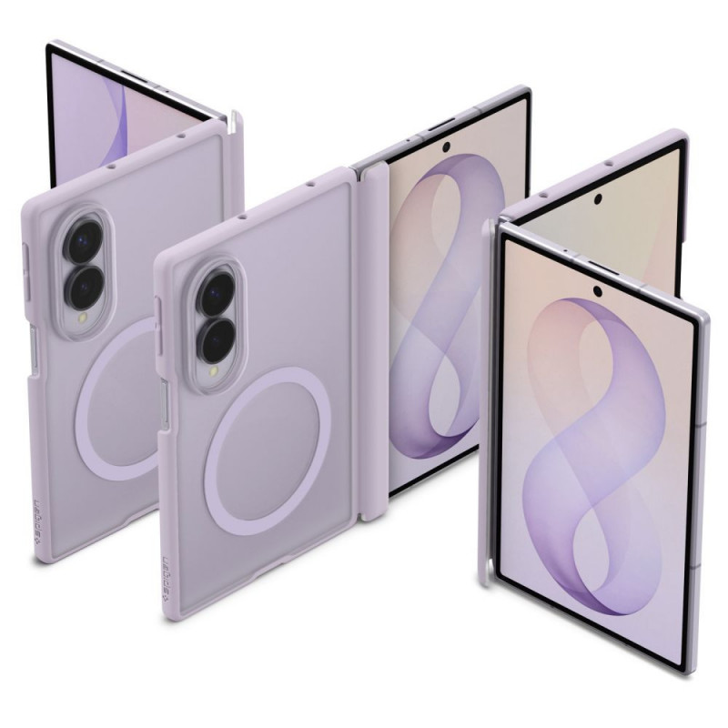 Θήκη Spigen Airskin Zero MagSafe για Samsung Galaxy Z Fold 8, Frost Lavender