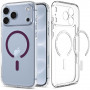Θήκη Spigen Ultra Hybrid MagSafe για Apple iPhone 17 Pro / 18 Pro, Διάφανη/Βουργουνδί