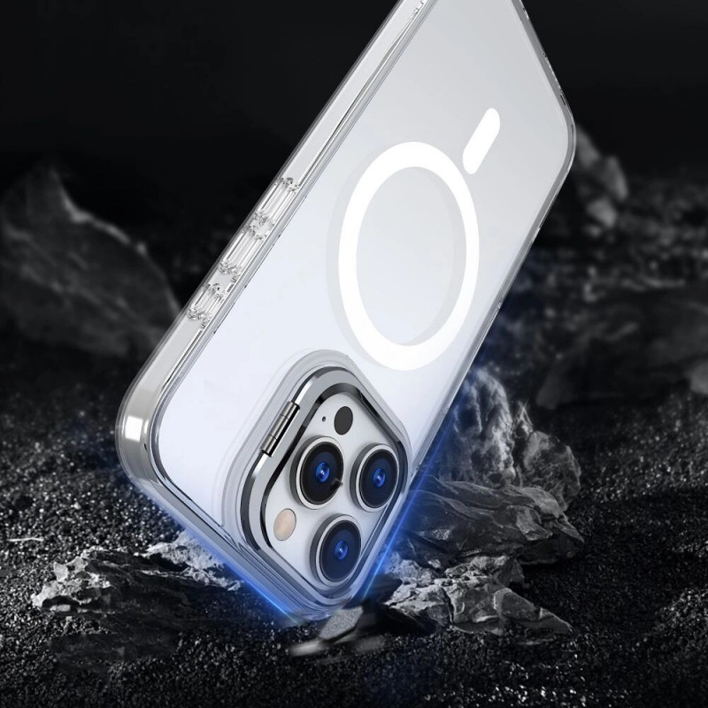 Θήκη Tech-Protect Magstand MagSafe για Apple iPhone 16, Διάφανη