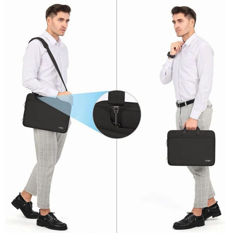 Tech-Protect PocketBag Τσάντα Laptop 15-16", Μαύρη