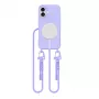 Θήκη Tech-Protect Magnecklace MagSafe με κορδόνι για Apple iPhone 16, Μωβ