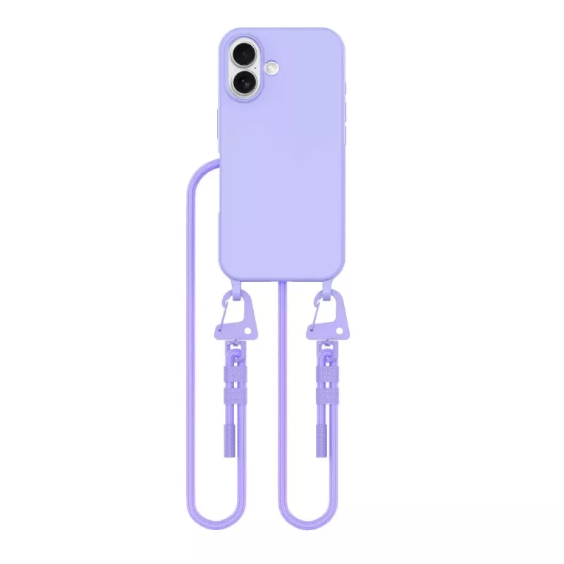 Θήκη Tech-Protect Magnecklace MagSafe με κορδόνι για Apple iPhone 16, Μωβ