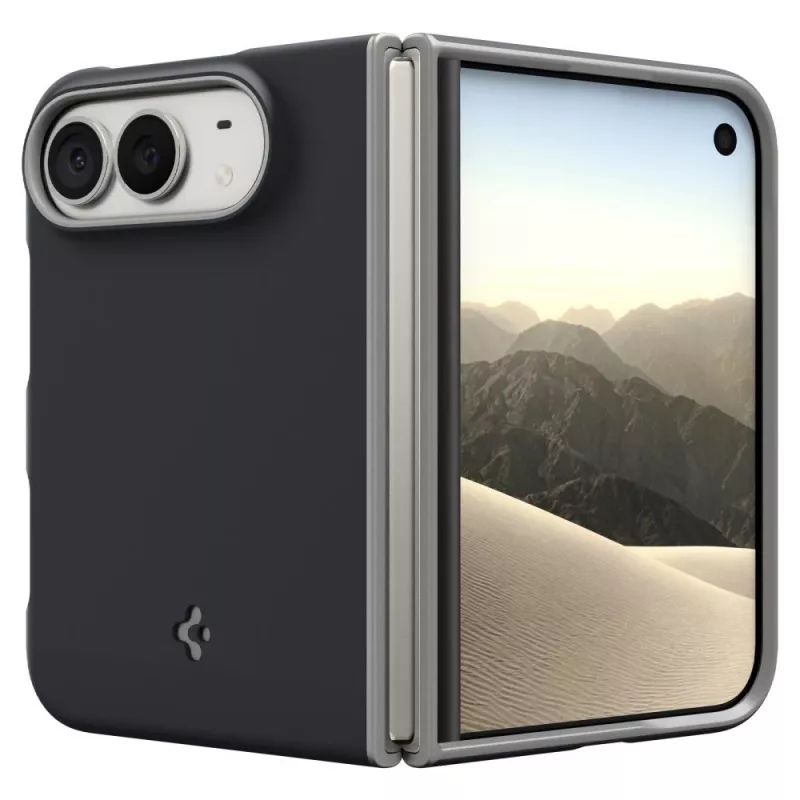 Θήκη Spigen Nano Pop Mag MagSafe για Apple iPhone Duo, μαύρο σουσάμι