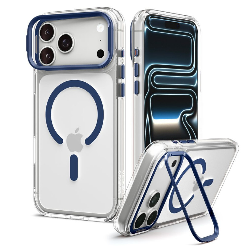 Θήκη Spigen Ultra Hybrid Optik S MagSafe για Apple iPhone 17 Pro / 18 Pro, Διάφανη/Deep Blue