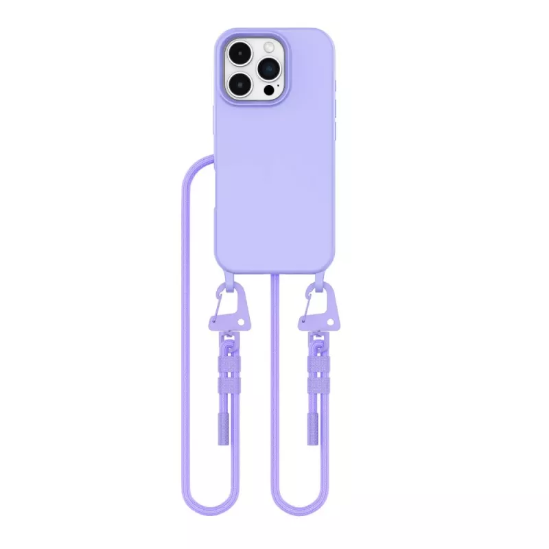 Θήκη Tech-Protect Magnecklace MagSafe με κορδόνι για Apple iPhone 16 Pro, Μωβ
