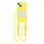 Θήκη Tech-Protect Magnecklace MagSafe με κορδόνι για Apple iPhone 14, κίτρινο καναρινί