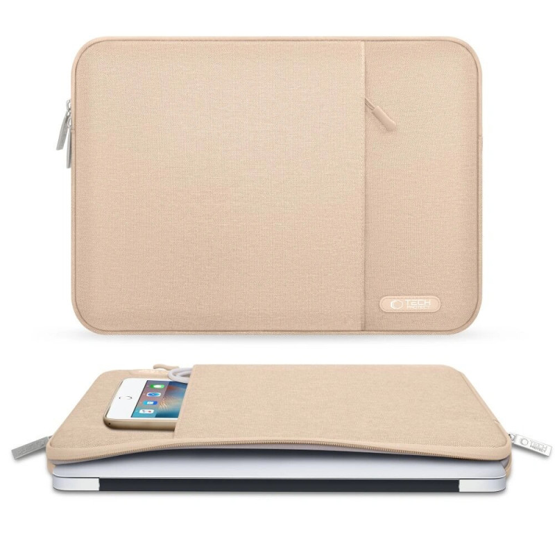 Θήκη για φορητό υπολογιστή Tech-Protect Sleevy 13-14", Caffe Latte