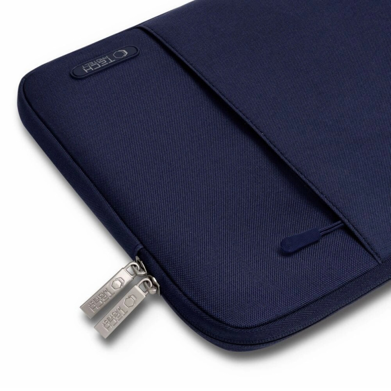 Θήκη για φορητό υπολογιστή Tech-Protect Sleevy 13-14" σε μπλε ναυτικό