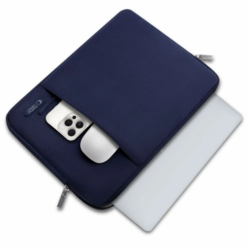 Θήκη για φορητό υπολογιστή Tech-Protect Sleevy 13-14" σε μπλε ναυτικό