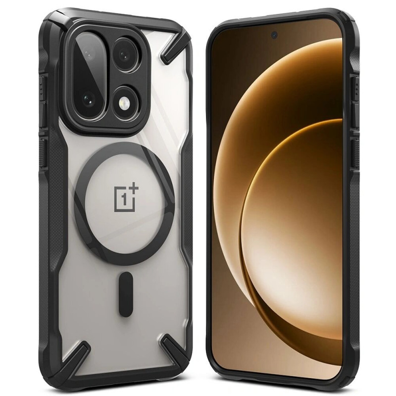 Θήκη Ringke Fusion-X Magnetic MagSafe για OnePlus 15, μαύρη