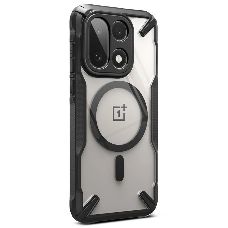 Θήκη Ringke Fusion-X Magnetic MagSafe για OnePlus 15, μαύρη