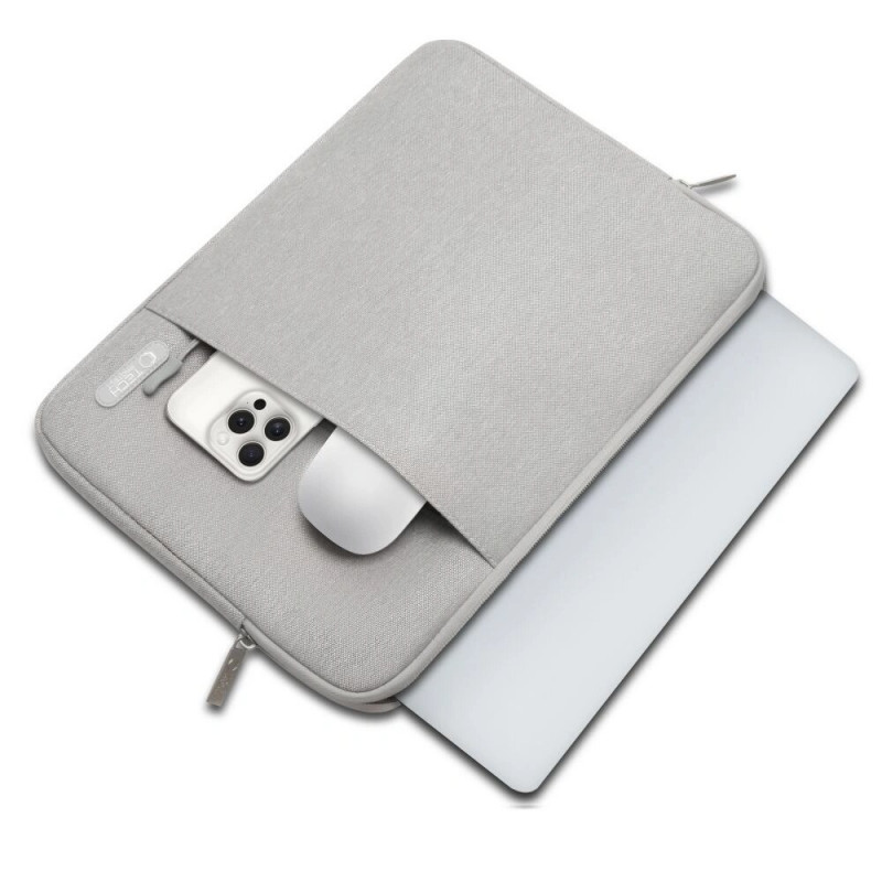 Θήκη Tech-Protect Sleevy για φορητό υπολογιστή 13-14", Crayon Grey