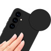 Θήκη σιλικόνης Tech-Protect Icon για Motorola Moto G85 5G, μαύρη