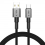 Tech-Protect Ultraboost DNA Καλώδιο USB-A / USB-C 15W/3A 100 cm, Iron Grey