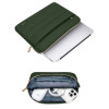 Θήκη για φορητό υπολογιστή Tech-Protect Puffy 15-16" με τσαντάκι αξεσουάρ, Army Green