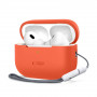 Θήκη σιλικόνης Tech-Protect για Apple AirPods Pro 1/2, Neon Orange