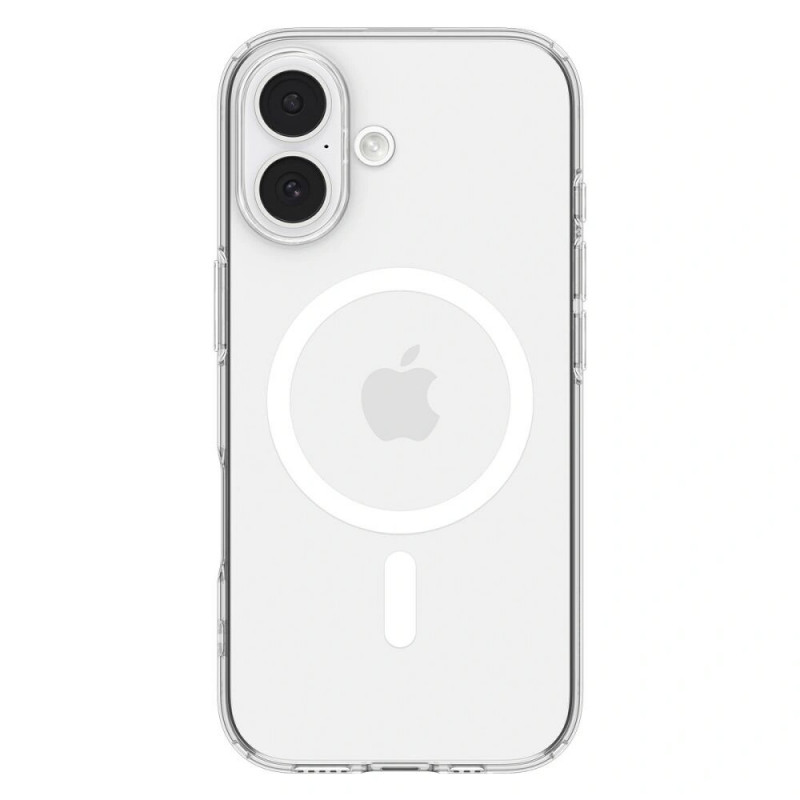Θήκη Spigen Liquid Crystal Mag MagSafe για Apple iPhone 17, Διάφανη/Λευκή