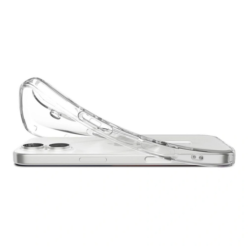 Θήκη Spigen Liquid Crystal Mag MagSafe για Apple iPhone 17, Διάφανη/Λευκή