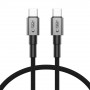 Tech-Protect Ultraboost DNA Καλώδιο USB-C / USB-C PD60W/3A 50 cm, Iron Grey