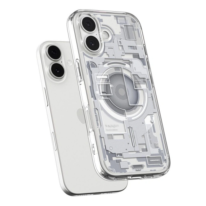 Θήκη Spigen Ultra Hybrid Mag MagSafe ACS10385 για Apple iPhone 17, Zero One White