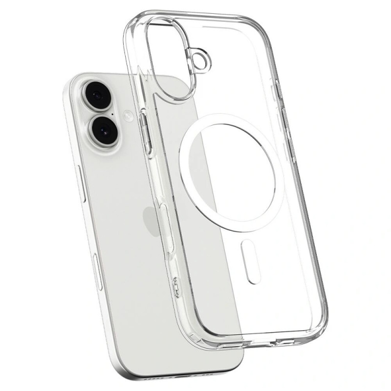 Θήκη Spigen Ultra Hybrid Mag MagSafe ACS10380 για Apple iPhone 17, Διάφανη/Λευκή