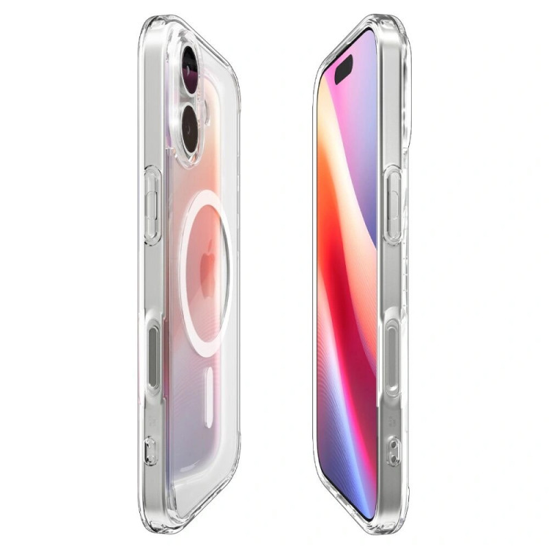 Θήκη Spigen Ultra Hybrid Mag MagSafe ACS10380 για Apple iPhone 17, Διάφανη/Λευκή