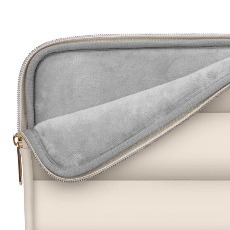 Θήκη για laptop 13-14" Tech-Protect Puffy με τσαντάκι αξεσουάρ, Sand
