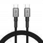 Tech-Protect Ultraboost DNA Καλώδιο USB-C / USB-C PD60W/3A 100 cm, Iron Grey