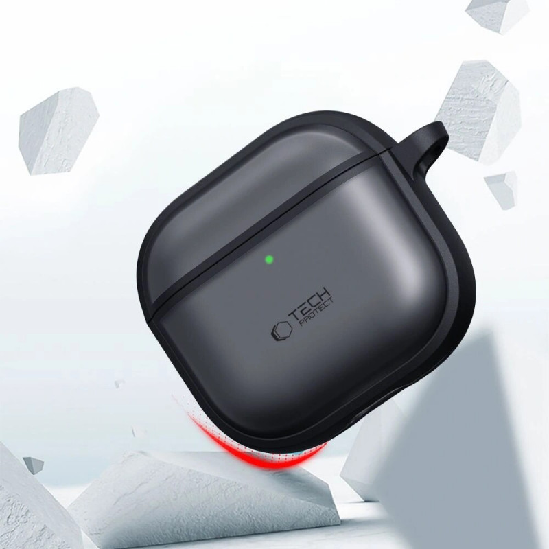 Θήκη Tech-Protect Magmat για Apple AirPods 4, μαύρο ματ