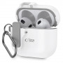 Θήκη Tech-Protect Slim Hook για Apple AirPods 4, Λευκή