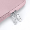 Θήκη για φορητό υπολογιστή Tech-Protect NeoSlim 15-16" με τσαντάκι αξεσουάρ, Dusty Rose