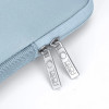 Θήκη για φορητό υπολογιστή Tech-Protect NeoSlim 13-14" με τσαντάκι αξεσουάρ, Winter Blue