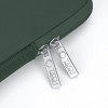 Θήκη Tech-Protect NeoSlim για φορητό υπολογιστή 13-14" με τσαντάκι αξεσουάρ, Midnight Green