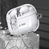 Θήκη Tech-Protect FlexAir με καραμπίνερ για Samsung Galaxy Buds 3 / 3 Pro, Διάφανη