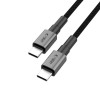 Tech-Protect Ultraboost DNA Καλώδιο USB-C / USB-C PD100W/5A 300 cm, Iron Grey