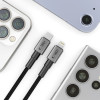 Tech-Protect Ultraboost DNA Καλώδιο USB-C / Lightning PD27W/3A 100 cm, Iron Grey
