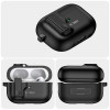 Θήκη Tech-Protect Slim Hook με καραμπίνερ για Apple AirPods Pro 1 / 2, μαύρη