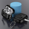 Θήκη Tech-Protect Slim Hook με καραμπίνερ για Apple AirPods Pro 1 / 2, μαύρη