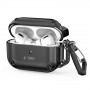 Θήκη Tech-Protect Rough Hook με καραμπίνερ για Apple AirPods Pro 1 / 2, μαύρη