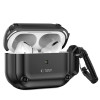 Θήκη Tech-Protect Rough Hook με καραμπίνερ για Apple AirPods Pro 1 / 2, μαύρη