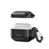 Θήκη Tech-Protect Rough Hook με καραμπίνερ για Apple AirPods Pro 1 / 2, μαύρη