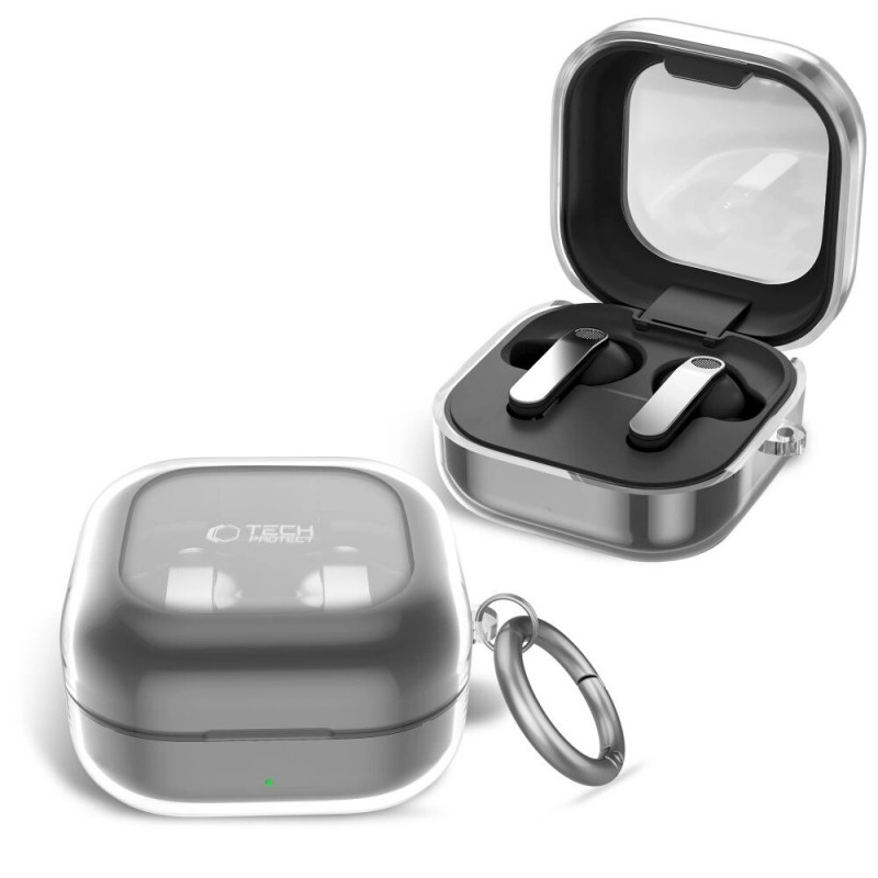 Θήκη Tech-Protect FlexAir για Samsung Galaxy Buds 4 / 4 Pro, Διάφανη