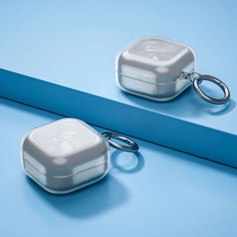Θήκη Tech-Protect FlexAir για Samsung Galaxy Buds 4 / 4 Pro, Διάφανη