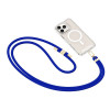 Tech-Protect C7S Rope Crossbody λουράκι τηλεφώνου, Cobalt Blue/gold